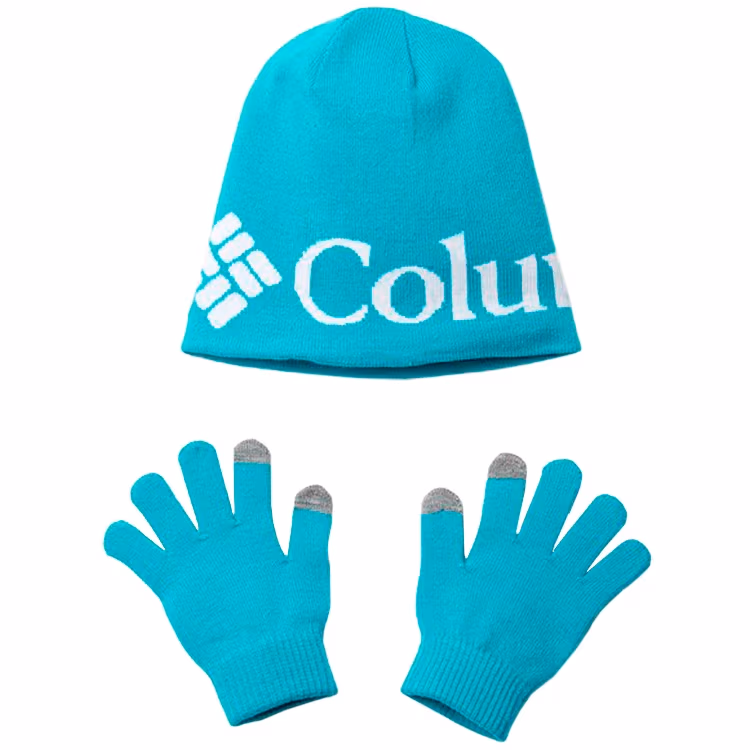 Manusi Columbia Youth Hat and Glove Set ll